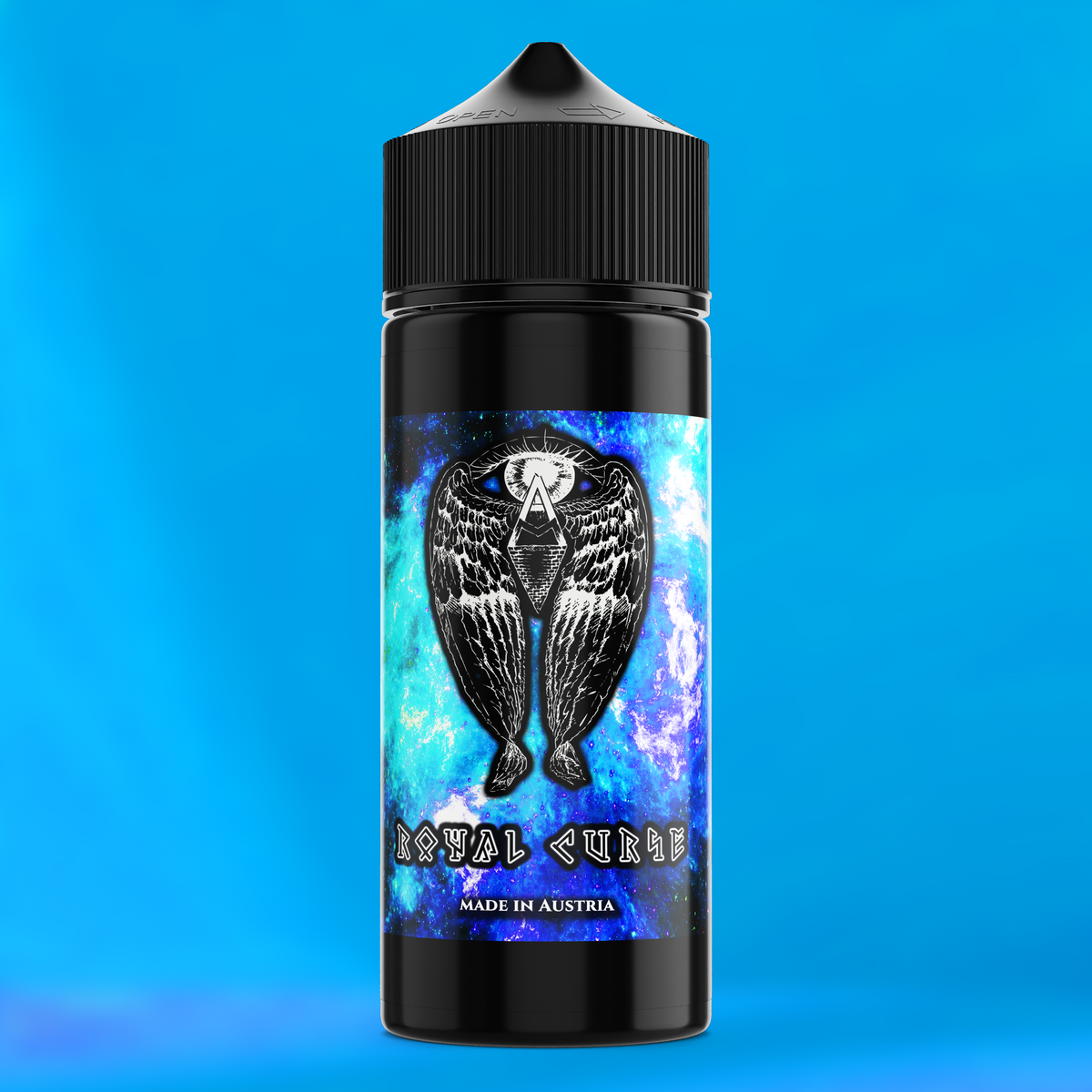 ROYAL CURSE Aroma Flasche farbiger Hintergrund