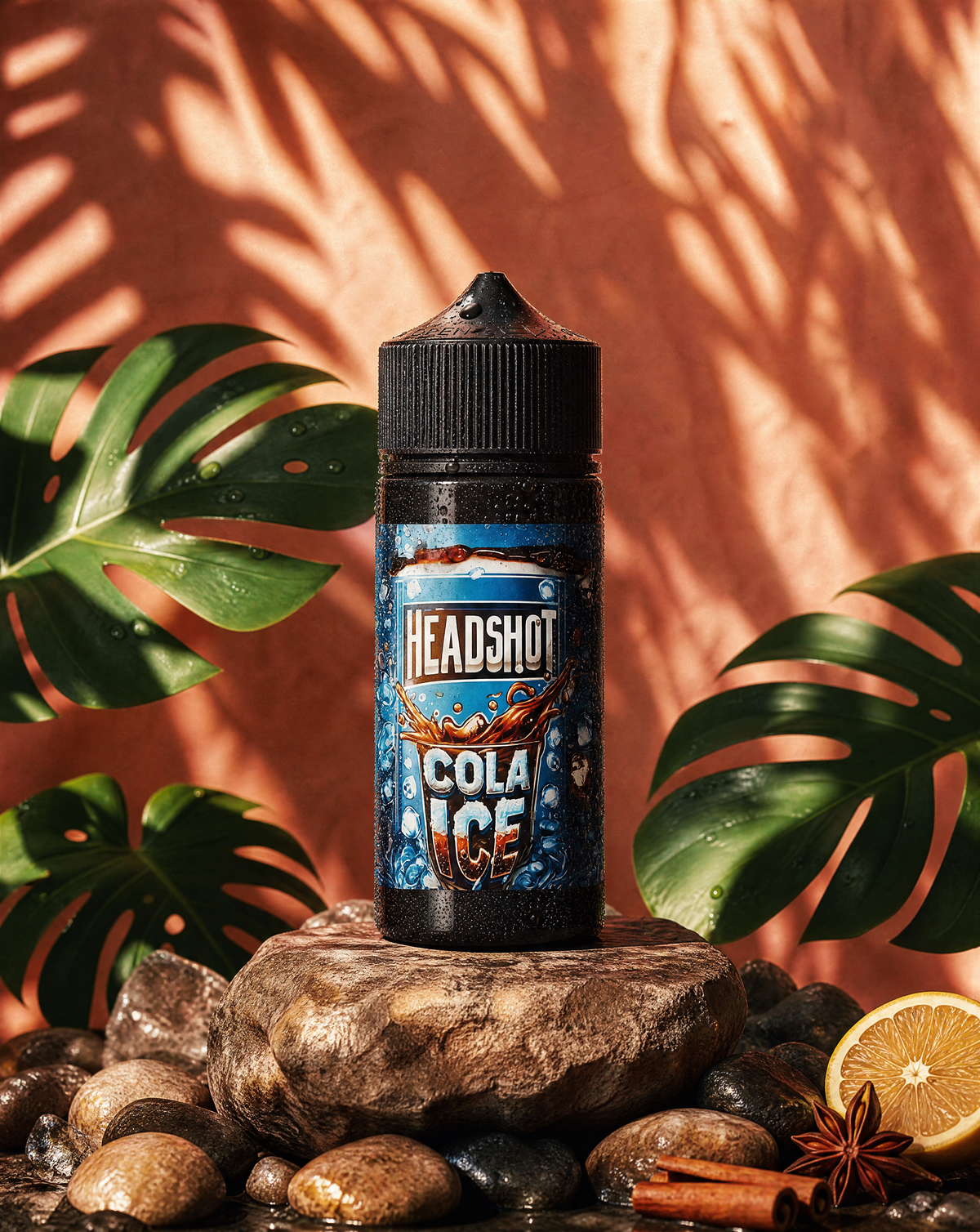 COLA ICE Cola Zitrone Limette Ice Aroma von HEADSHOT, Anwendung und Stimmungsbild