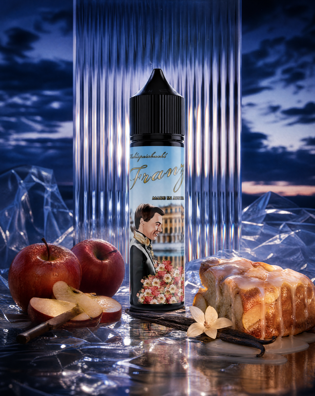 FRANZ Apfel Kuchen Vanille Aroma von HEADSHOT, Anwendung und Stimmungsbild