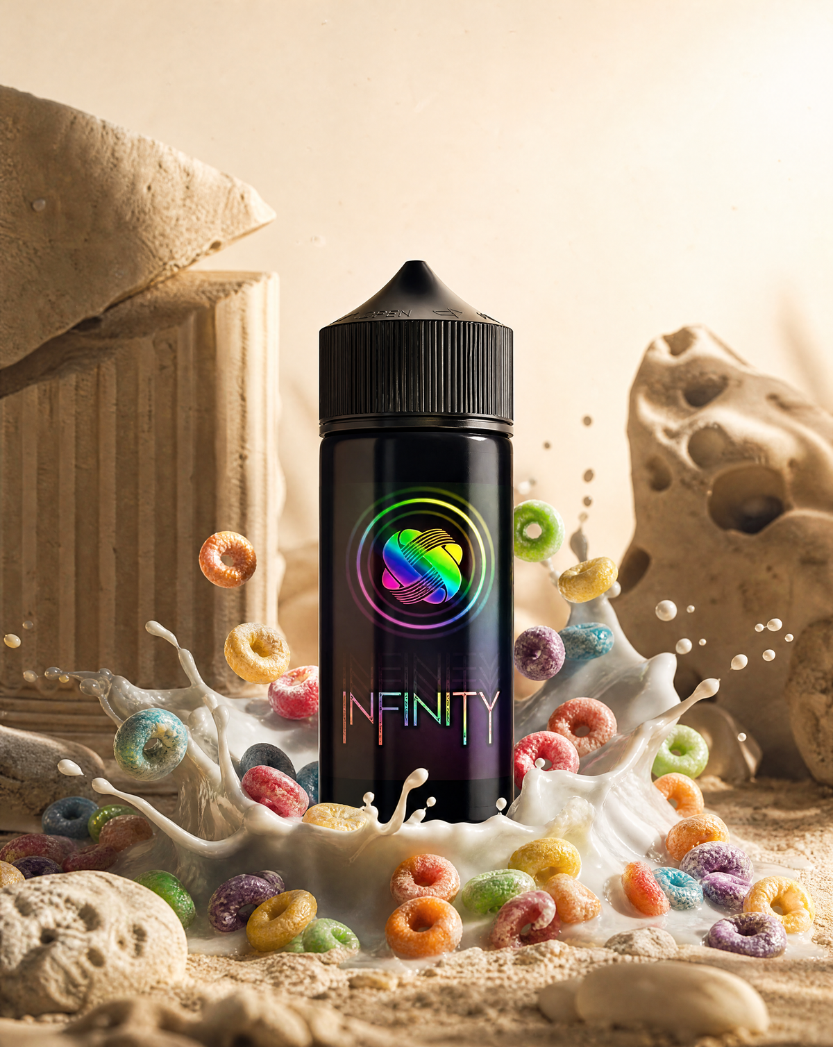 INFINITY Fruit-Loops Milch Aroma von HEADSHOT, Anwendung und Stimmungsbild