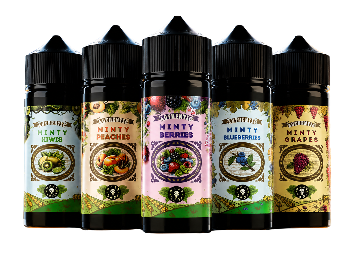 Minty Fruits Bundle von HEADSHOT, Flasche